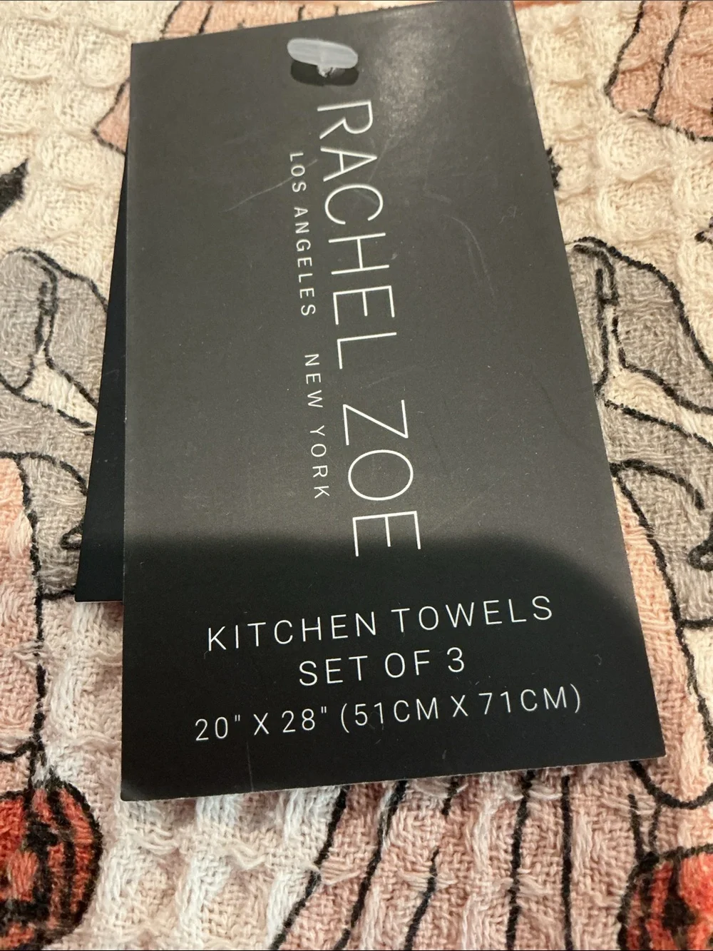 Rachel Zoe Halloween Kitchen Towels y cupcakes- Set of 3